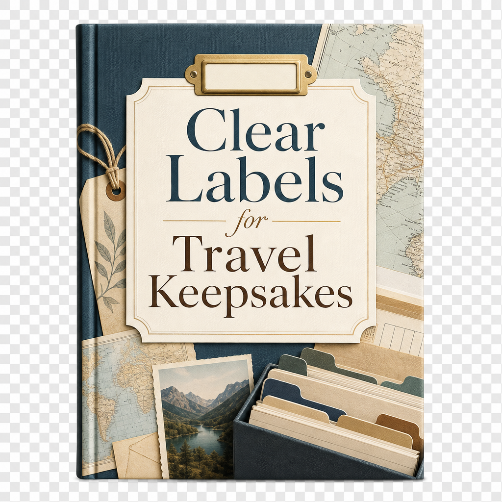 Clear Labels for Travel Keepsakes ebook cover